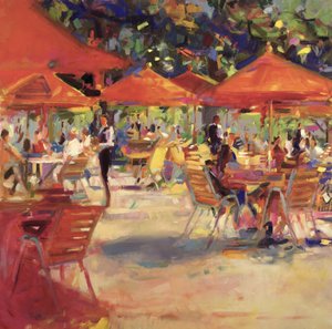 Bahçe Kafe by Peter Graham (Contemporary)