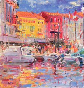 St Tropez Limanı, 2002 by Peter Graham (Contemporary)