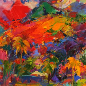 Polinezya Manzarası, 2011 by Peter Graham (Contemporary)