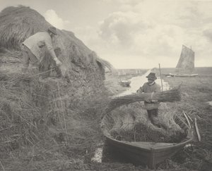 Ricking the Reed, 1886. Yaratıcılar: Dr Peter Henry Emerson, Thomas Frederick Goodall. by Peter Henry Emerson, Thomas Frederick Goodall