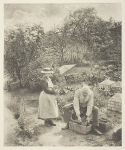 Bir Bahçe Sonu (Suffolk) by Peter Henry Emerson