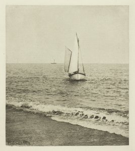 Bir Suffolk Karides "Karaya Geliyor" by Peter Henry Emerson