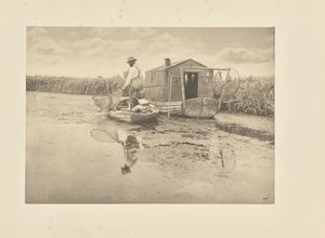 Bir Yılan Balığı Avcısının Evi by Peter Henry Emerson