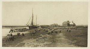 Kara Kıyı, Blythe Nehri (Suffolk) by Peter Henry Emerson