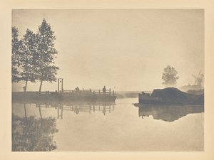 [Buckenham Ferry] by Peter Henry Emerson