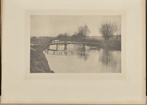 Cheshunt Yakınlarındaki Yaya Köprüsü by Peter Henry Emerson
