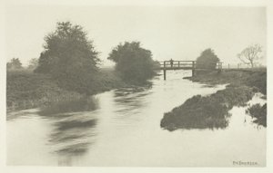 Tottenham Yakınlarındaki Yaya Köprüsü by Peter Henry Emerson