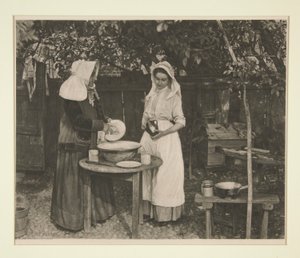 Bayan Peck ve Mary Critten by Peter Henry Emerson