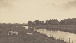 Bure Nehri üzerinde by Peter Henry Emerson
