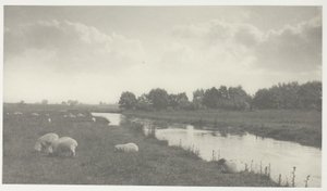 Bure Nehri üzerinde by Peter Henry Emerson