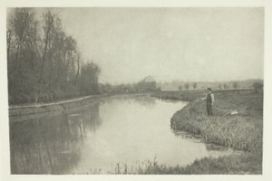 The October Hole, Hoddesdon yakınlarında by Peter Henry Emerson