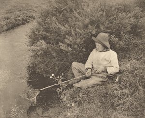 Stickleback Catcher by Peter Henry Emerson