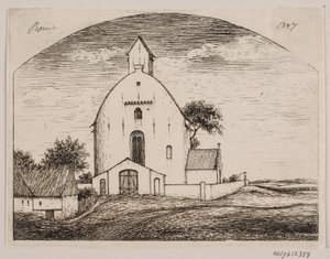 Bjernede kilisesi by Peter Herman Rasmussen