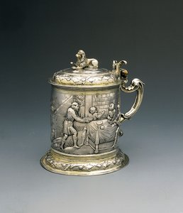 Tankard, melekle güreşen Yakup