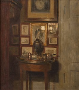 Bir semaver ile iç. Akşam by Peter Vilhelm Ilsted