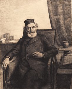 Sanatçının babası Jens Peter Ilsted by Peter Vilhelm Ilsted