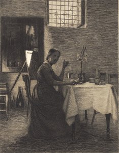 sabah kahvesinde by Peter Vilhelm Ilsted