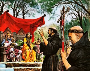Augustine, Kral Ethelbert