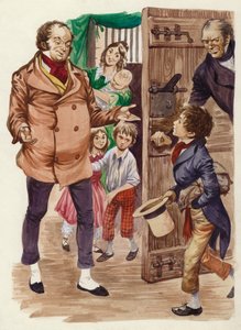 David Copperfield, Bay Micawber ile tanışıyor by Peter Jackson