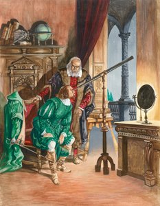 Artık kör olan Galileo, arkadaşının Pisa
