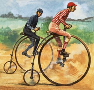 Bir Zamanlar... Çağlar boyu bisikletler. Penny Farthing by Peter Jackson