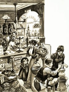 Edward döneminde alışveriş by Peter Jackson