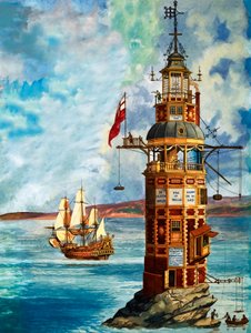 İlk Eddystone Deniz Feneri by Peter Jackson