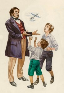 Wright Kardeşler erkek olarak, babaları tarafından oyuncak uçak verildi by Peter Jackson