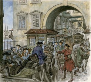 Eski Londra Köprüsü'nde trafik by Peter Jackson