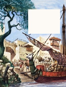 Bir ticaret gemisinin boşaltılması by Peter Jackson