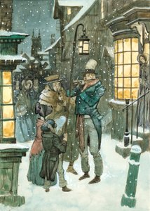 Viktorya dönemi Noel sahnesi by Peter Jackson