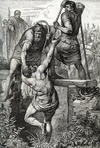 Bizans İmparatoru Zenon (425-491) Konstantinopolis'e döndü ve gaspçı Flavius Basiliscus'u (Basilisk) ailesiyle birlikte hapsetti, 477 (kuru bir sarnıca kapatılan Basiliscus'un ölümü, roma imparatoru Zeno tarafından maruz kalmaktan ölmek üzere, 