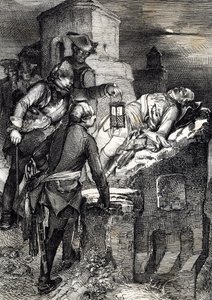 İsveç Kralı Charles'ın (veya Carl) XII'nin (1682-1718) ilk Norveç kalesi Fredriksten'in kuşatması sırasında ölümü