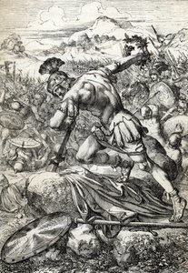 Romalı General Varus'un (Publius Quinctilius Varus) (MÖ 46-MS 9) MS 9'da Romalılara Almanlara karşı Teutoburg Savaşı'nda (Teutoburger Wald veya Teutberg) kılıcıyla intihar etmesi (Romalı general Varus'un Savaşta İntiharı) Teutoburg için
