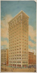 Prairie School Gökdelen, Chicago, Illinois, Perspektif