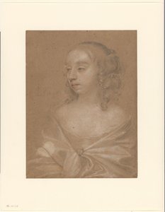 Bilinmeyen bir kadının portresi by Peter Lely (Sir)