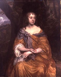 Bayan Wharton (tuval üzerine yağlı boya) by Peter Lely