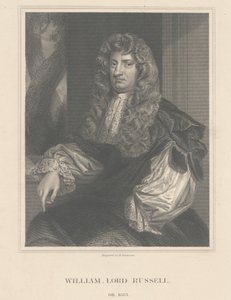 H. Robinson tarafından oyulmuş Lord William Russell'ın portresi by Peter Lely