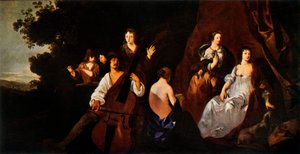 'Konser', c1650, 1944. by Peter Lely