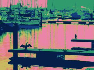 COURT-GEMİ HARTLEPOOL, 2014, (dijital olarak geliştirilmiş fotoğraf) by Peter McClure