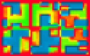 KIRMIZI BORDELINE, 2014, (dijital resim) by Peter McClure