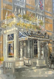 The Connaught Hotel, Londra (tuval üzerine yağlı boya) by Peter Miller
