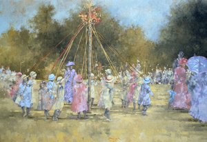 Maypole (tuval üzerine yağlı boya)