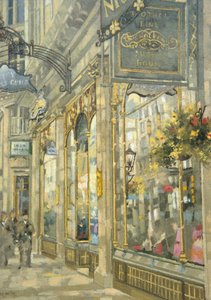 Savoy Taylors Loncası - The Strand (tuval üzerine yağlı boya) by Peter Miller