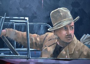 Walt Disney (tuval üzerine yağlı boya)