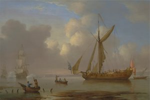 Kraliyet Yatı Demirde Kaldı by Peter Monamy