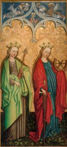 Aziz Ursula ve İskenderiyeli Catherine by Peter Murer