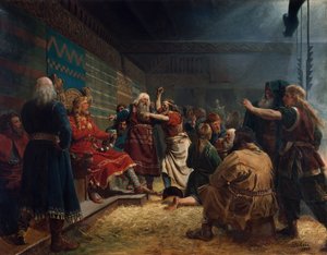 Haakon iyi ve çiftçiler kafesin kurbanında