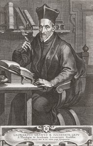 Leonardus Lessius, portre. by Peter Paul (after) Rubens