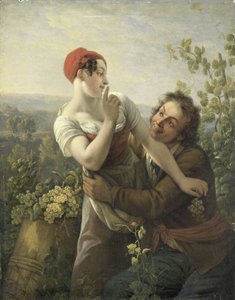 Tutkulu Üzüm Seçici by Peter Paul Joseph Noël